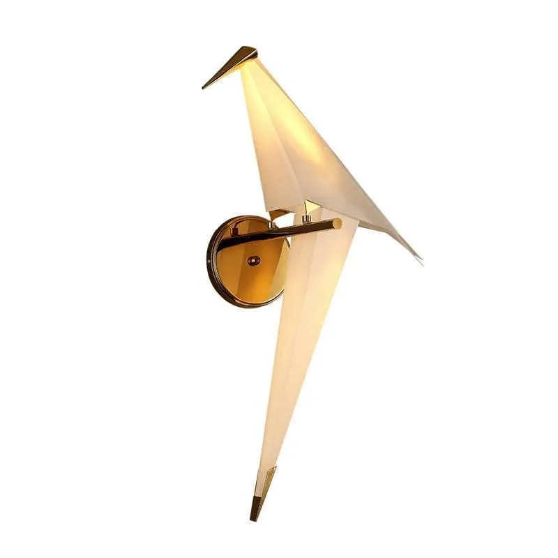 Origami Bird Designed Iron Wall Lamp