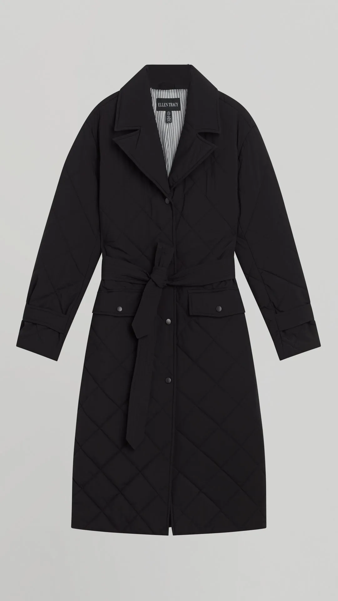 QUILTED TRENCH COAT