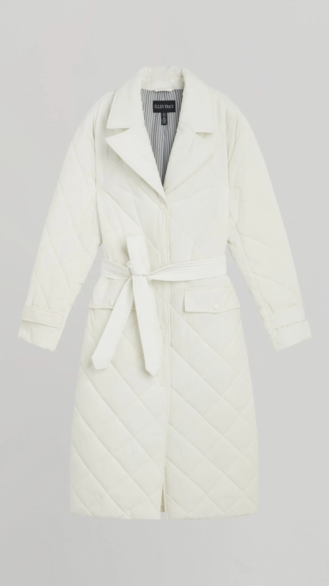 QUILTED TRENCH COAT