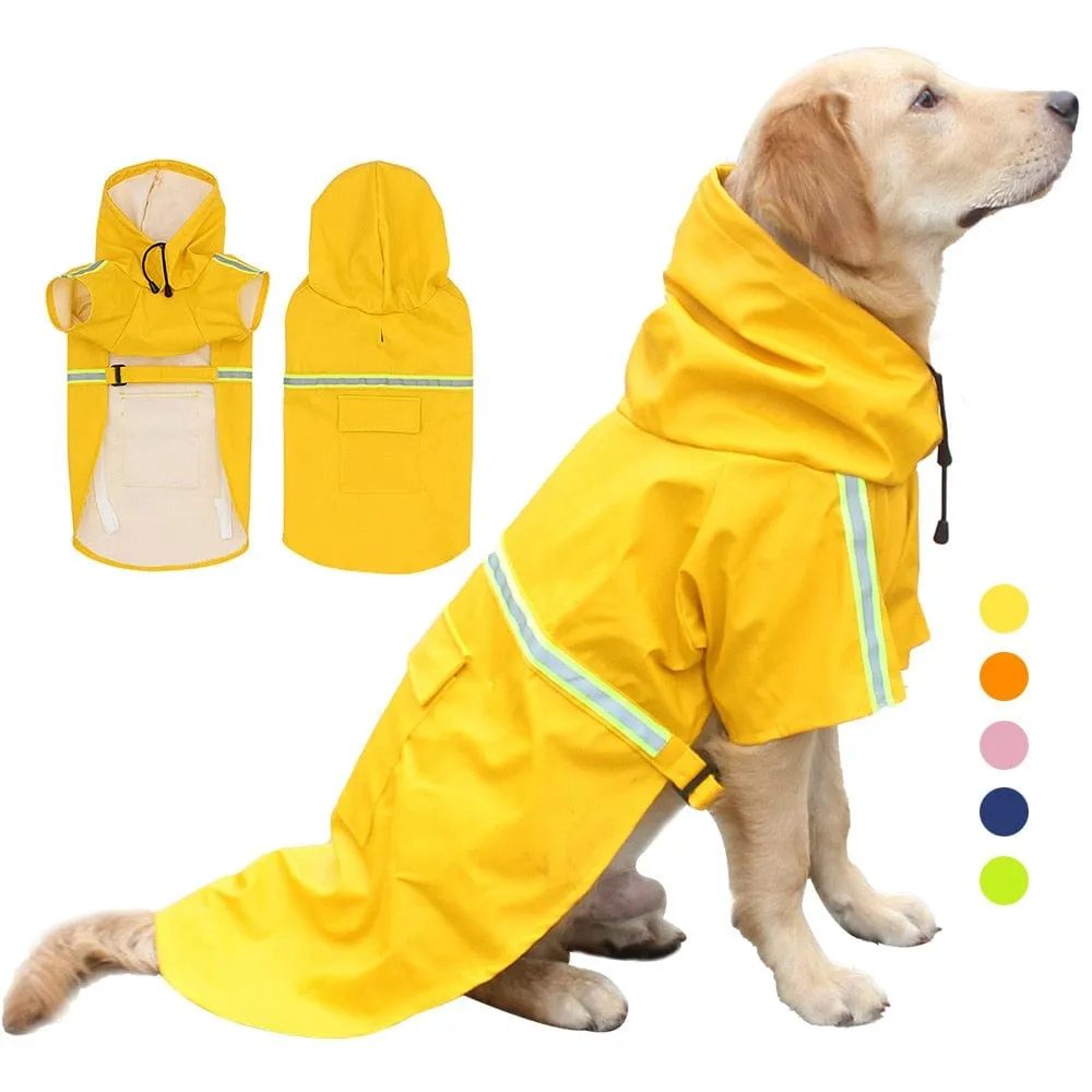 "Raining Cats and Dogs" Reflective Pet Raincoat