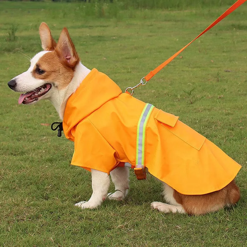 "Raining Cats and Dogs" Reflective Pet Raincoat