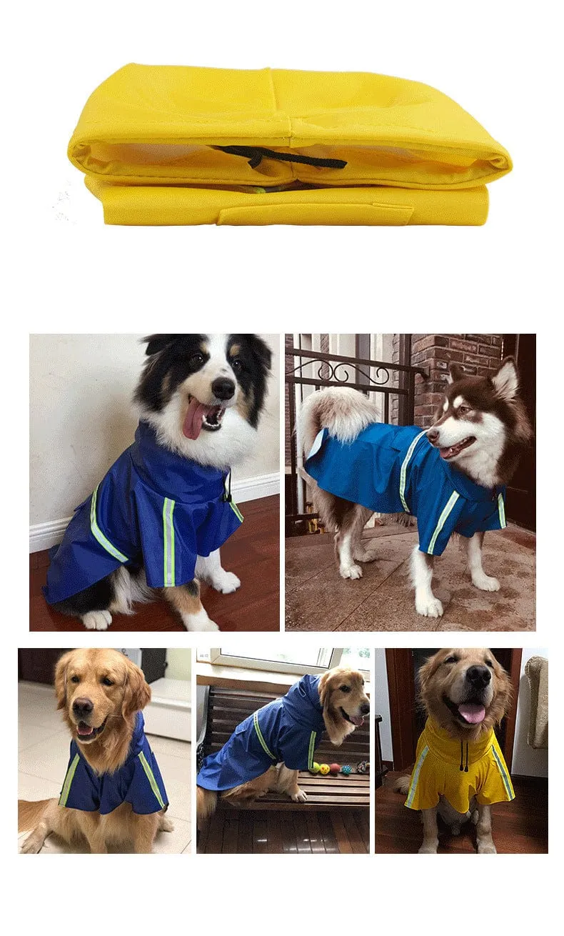 "Raining Cats and Dogs" Reflective Pet Raincoat