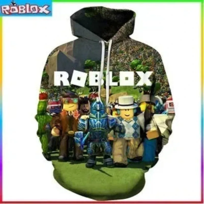 ROBLOX Digital Printing Hooded Sweater Hooded Pullover