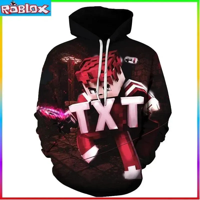 ROBLOX Digital Printing Hooded Sweater Hooded Pullover