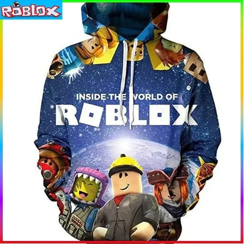 ROBLOX Digital Printing Hooded Sweater Hooded Pullover