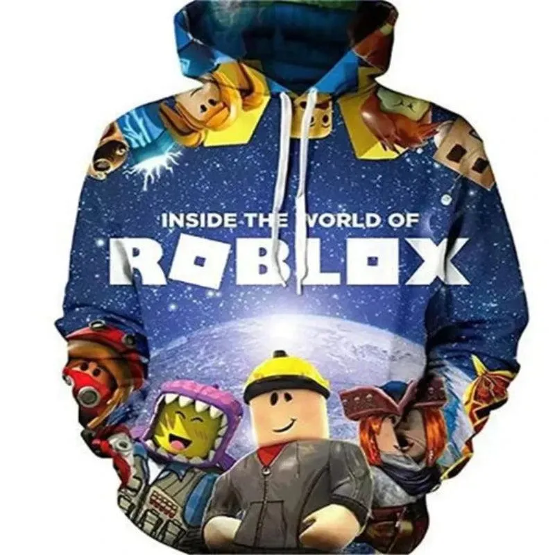 ROBLOX Digital Printing Hooded Sweater Hooded Pullover