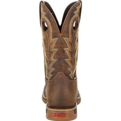 ROCKY LONG RANGE COMPOSITE TOE WATERPROOF WESTERN BOOT RKW0303