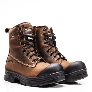 Royer Men's 4-Density Thisulate Brown 8" Work Boot 6020QD