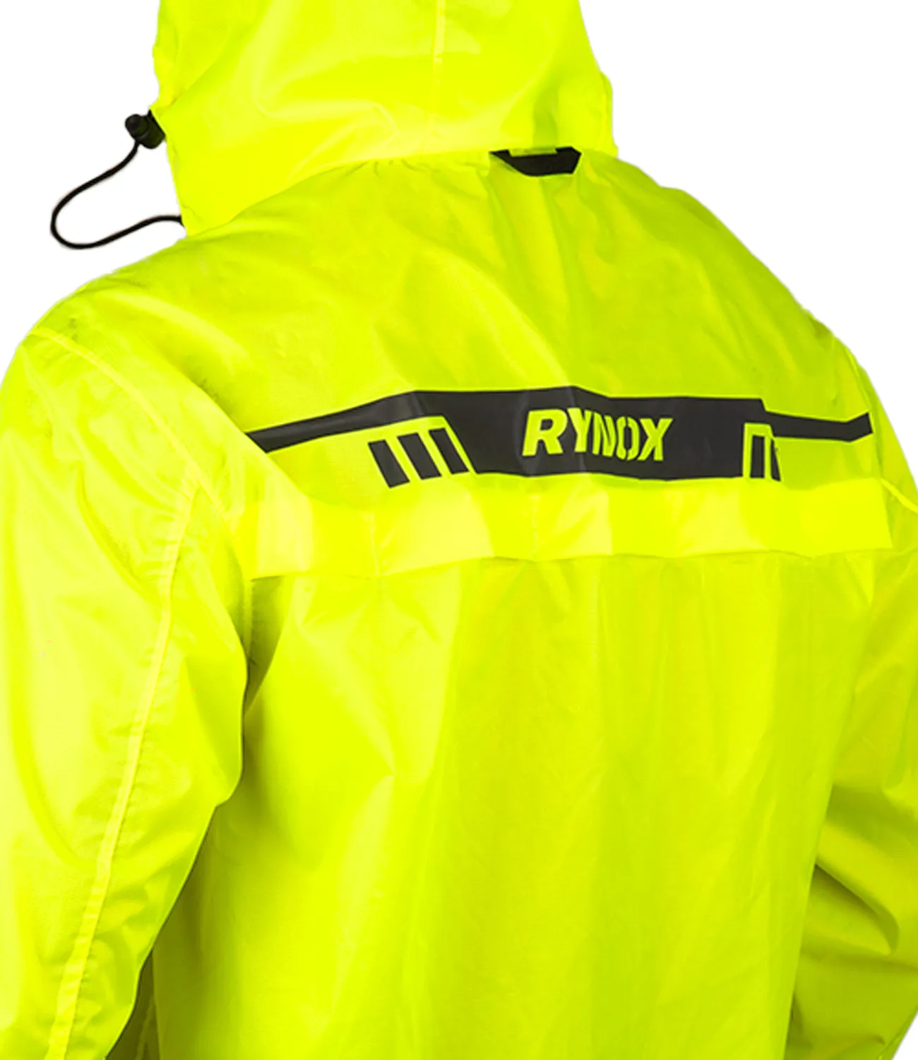 Rynox H2GO Pro 3 Rain Jacket (Hi Viz Green)