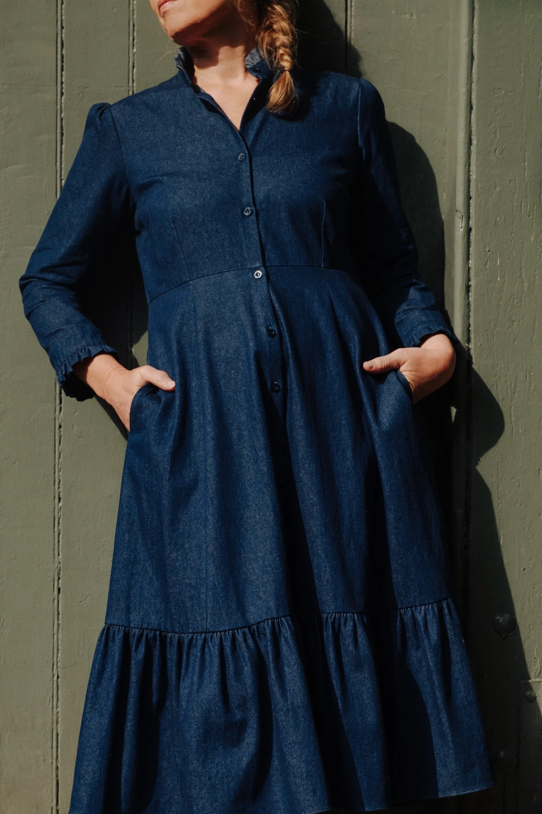 Saltaire Dress in Denim