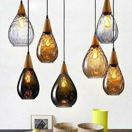 Sergia - Modern Nordic Drop Glass Pendant Lamp