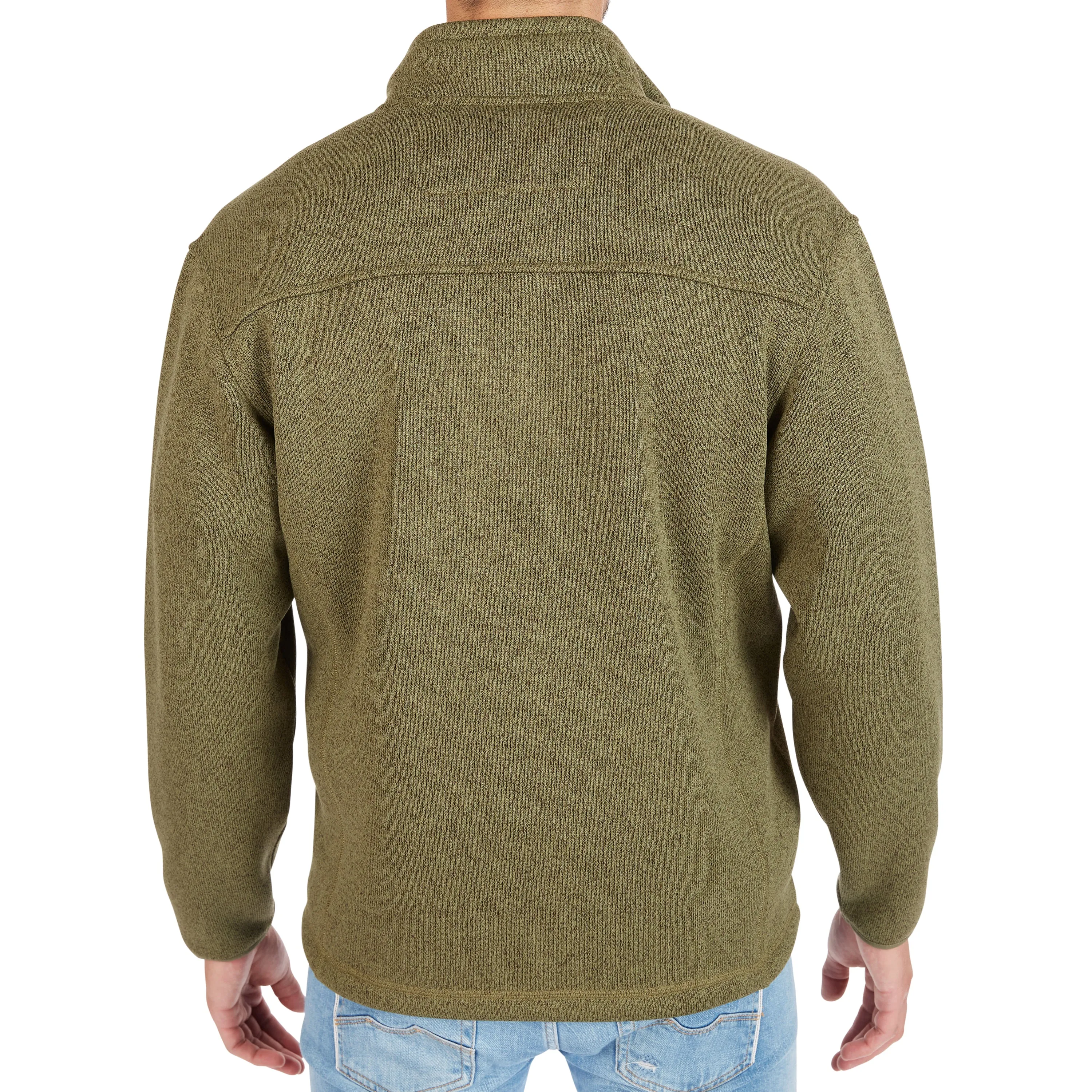 SHERPA-LINED SWEATER FLEECE FULL ZIP JACKET