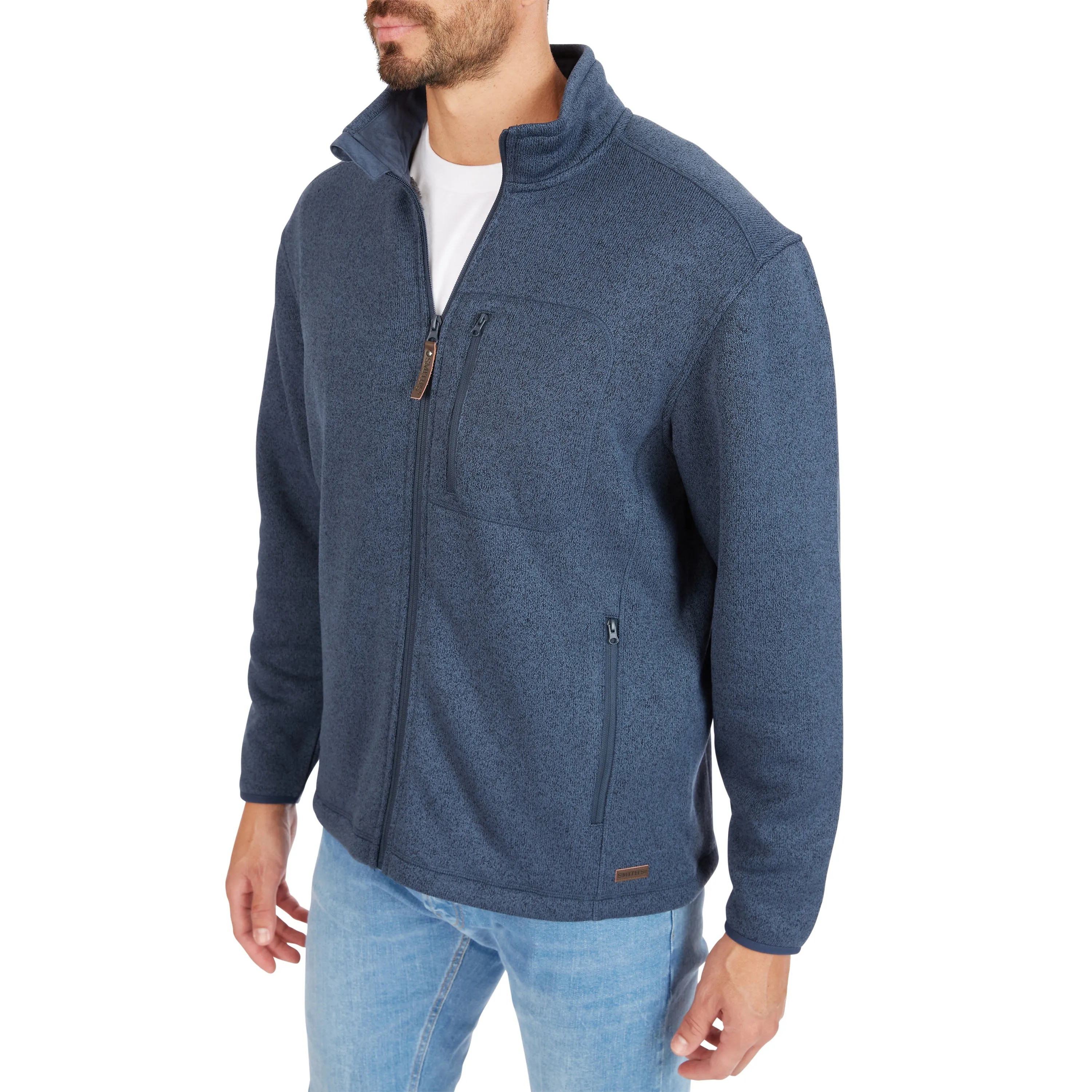 SHERPA-LINED SWEATER FLEECE FULL ZIP JACKET