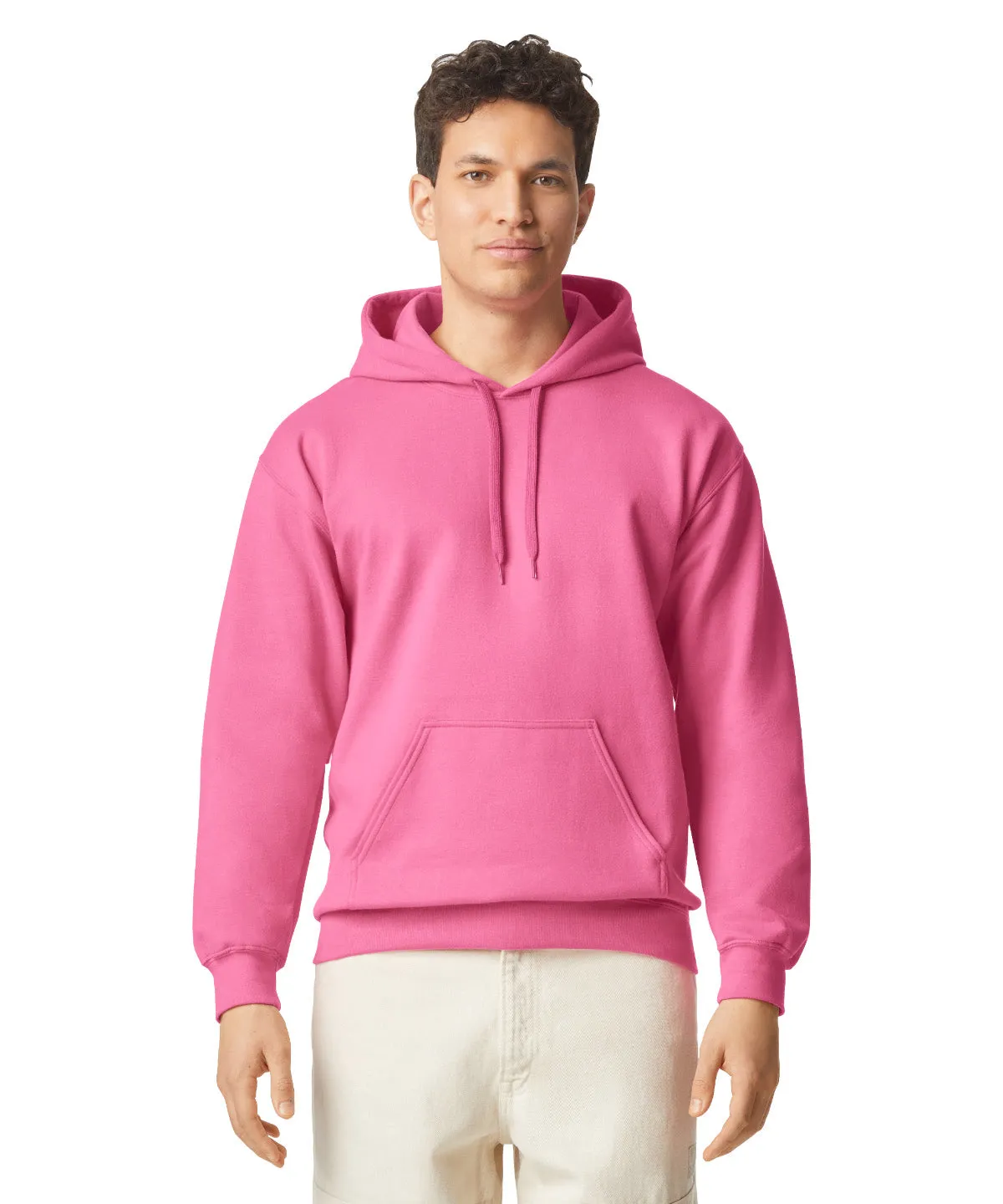 Softstyle midweight fleece adult hoodie | Light Pink