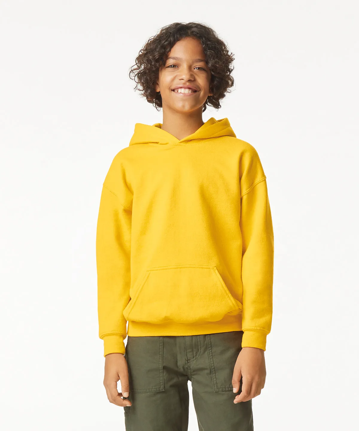 Softstyle midweight fleece youth hoodie | Daisy