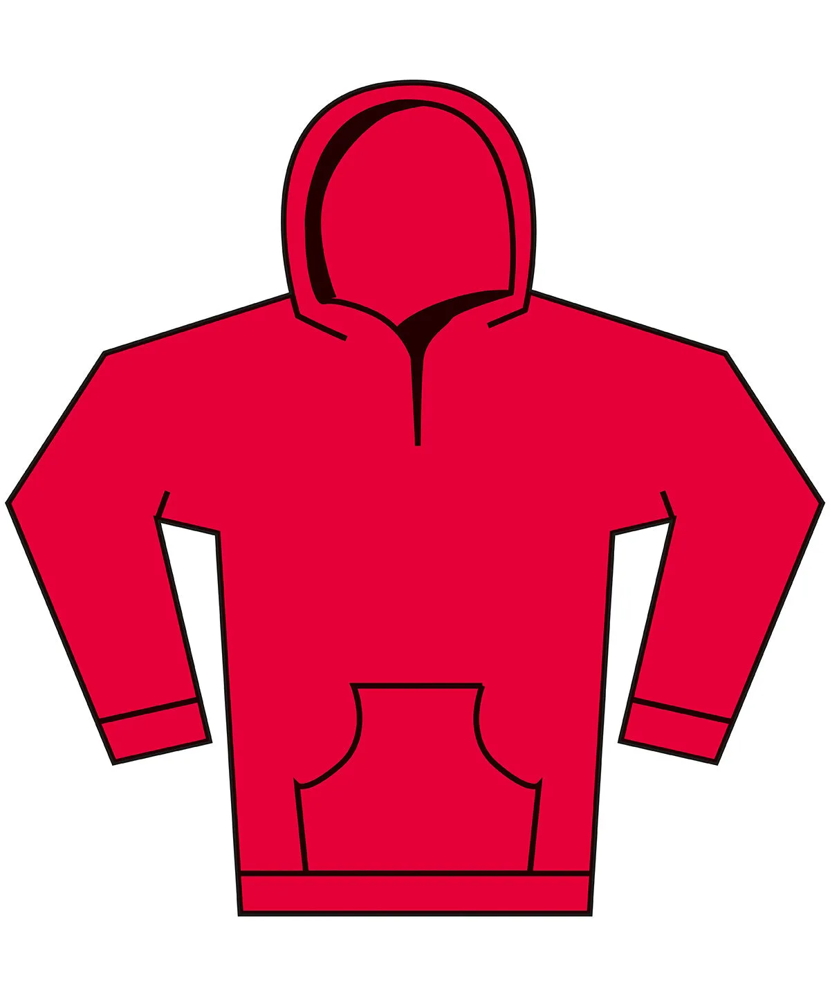 Softstyle midweight fleece youth hoodie | Red