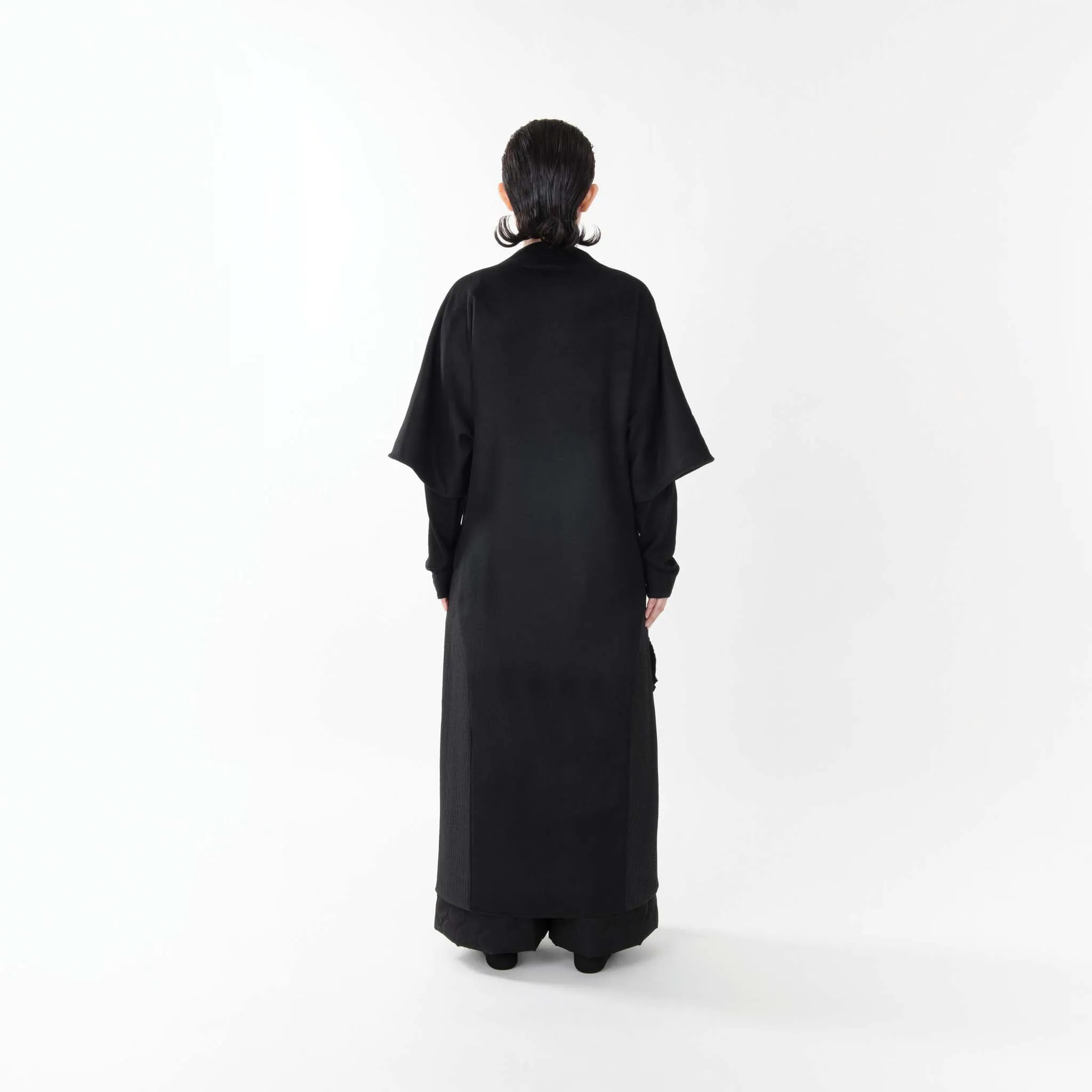 SOUNDWAVE SHORT SLEEVE LONG COAT