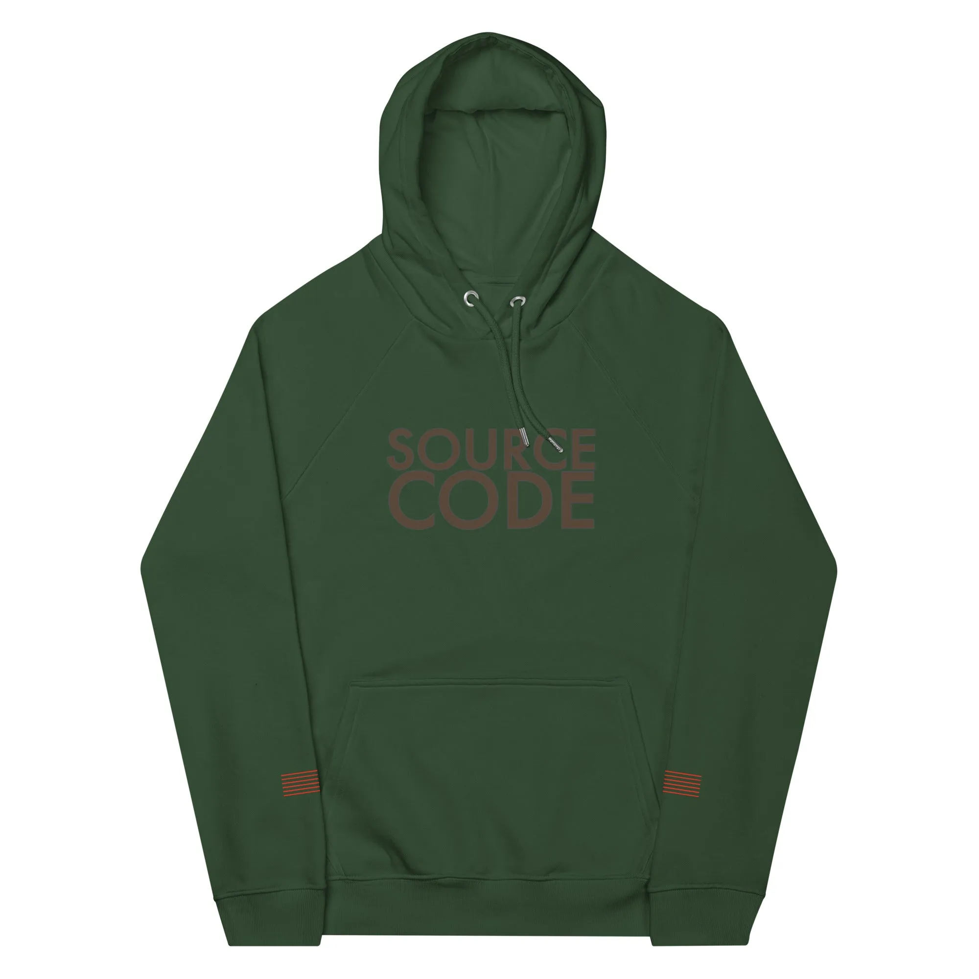 Source Code Perspective Unisex eco raglan hoodie