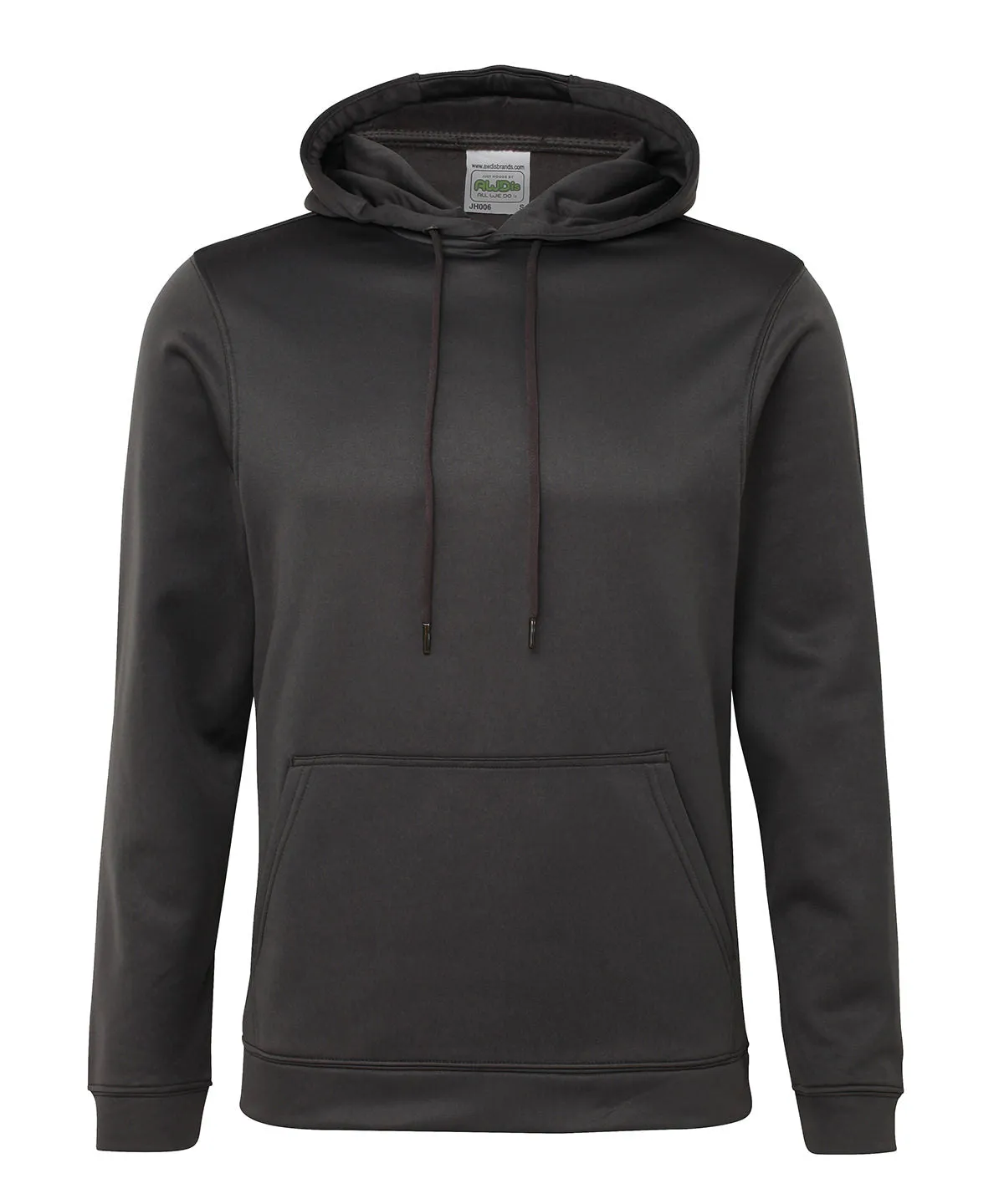 Sports polyester hoodie | Steel Grey