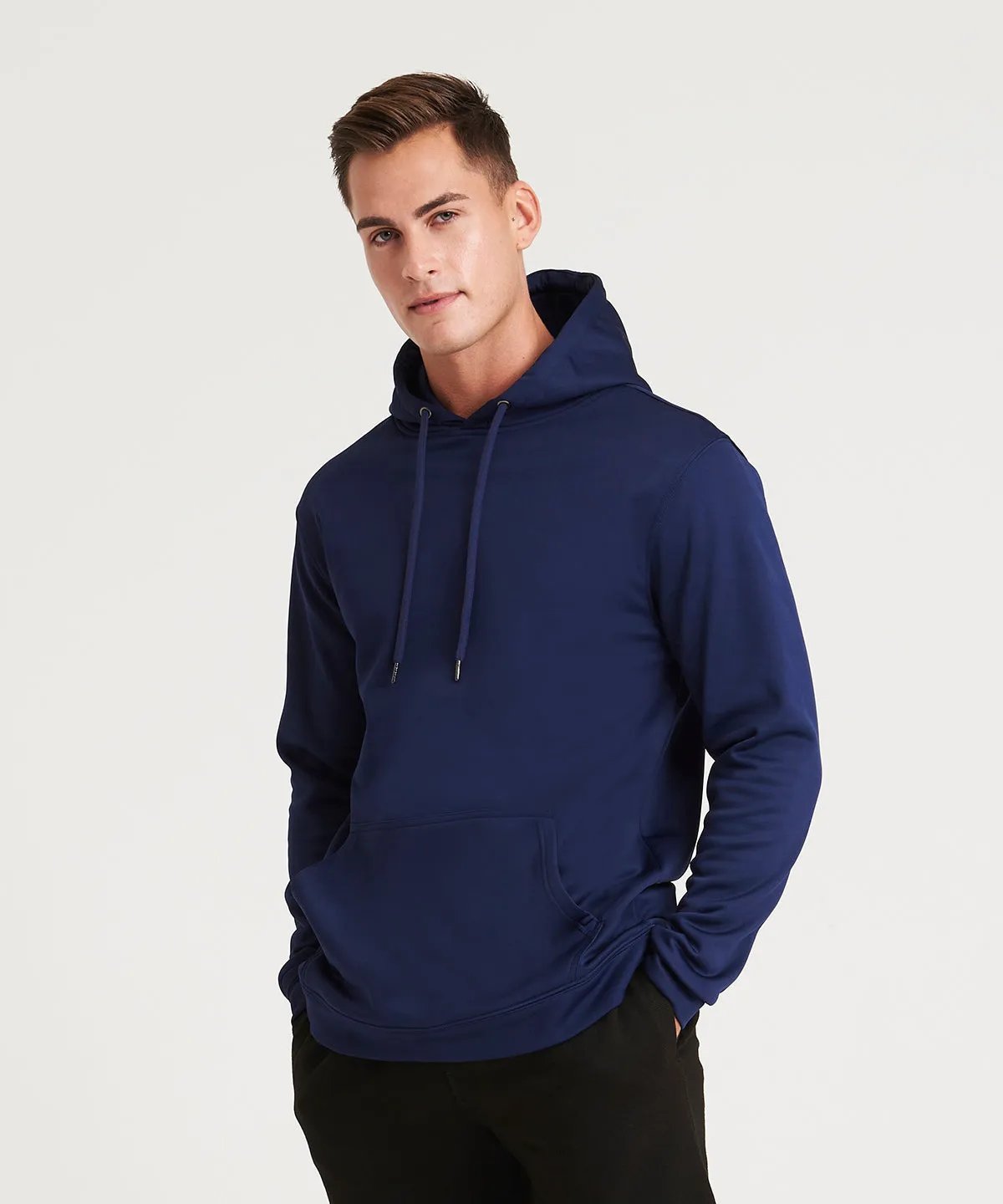 Sports polyester hoodie | Steel Grey