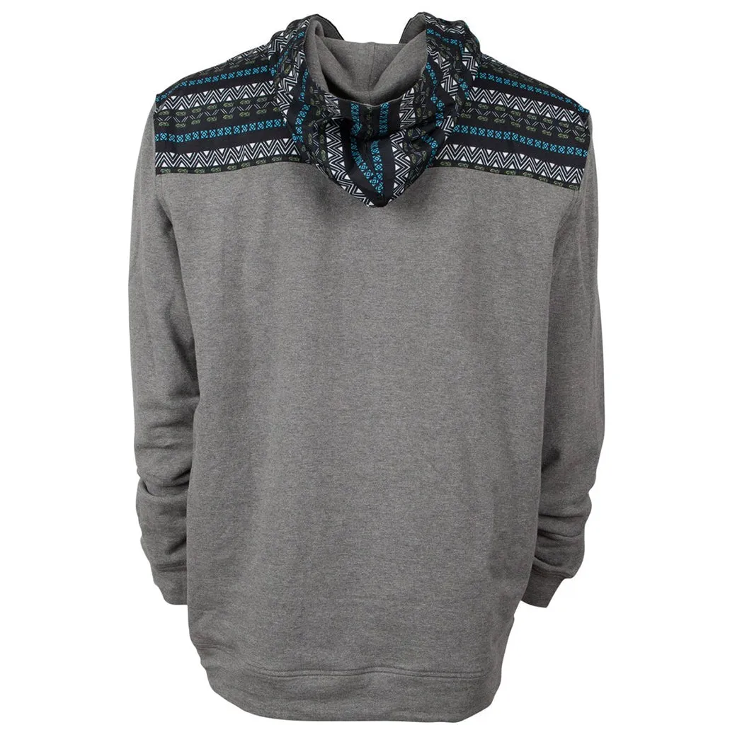 STS Ranchwear Men's Ryland Grey Aztec Pullover