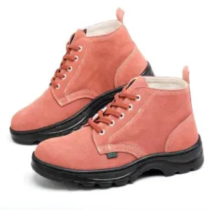 Suede Leather Industrial Safety Boots for Women (GH-136)