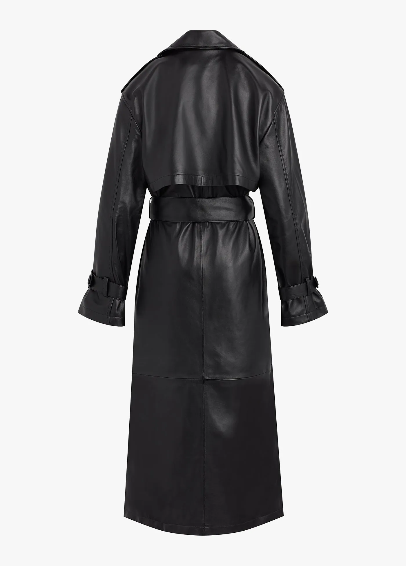 THE CHARLES LEATHER TRENCH