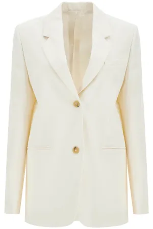 Toteme single-breasted canvas blazer