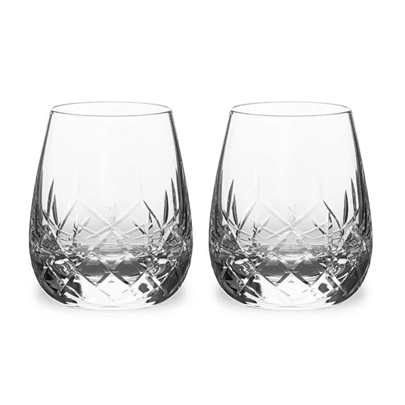 UniWhis Handmade Premium Whisky Glass Set, Handcrafted Whisky Glass with Wide Mouth, Thick Base, and Aroma-Enhancing Design