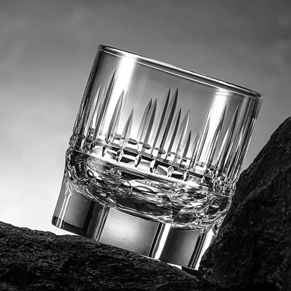 UniWhis Handmade Premium Whisky Glass Set, Handcrafted Whisky Glass with Wide Mouth, Thick Base, and Aroma-Enhancing Design