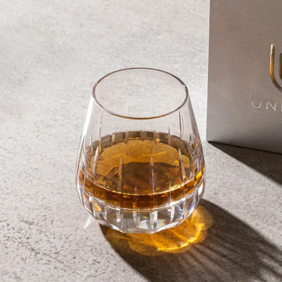 UniWhis Handmade Premium Whisky Glass Set, Handcrafted Whisky Glass with Wide Mouth, Thick Base, and Aroma-Enhancing Design