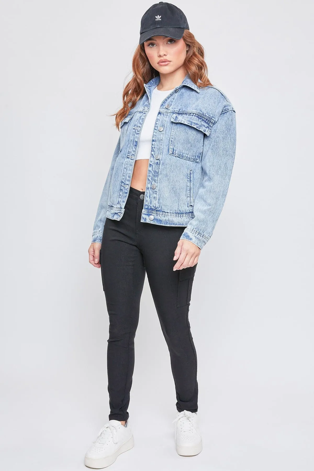 Women's Oversized Utility Denim Jacket