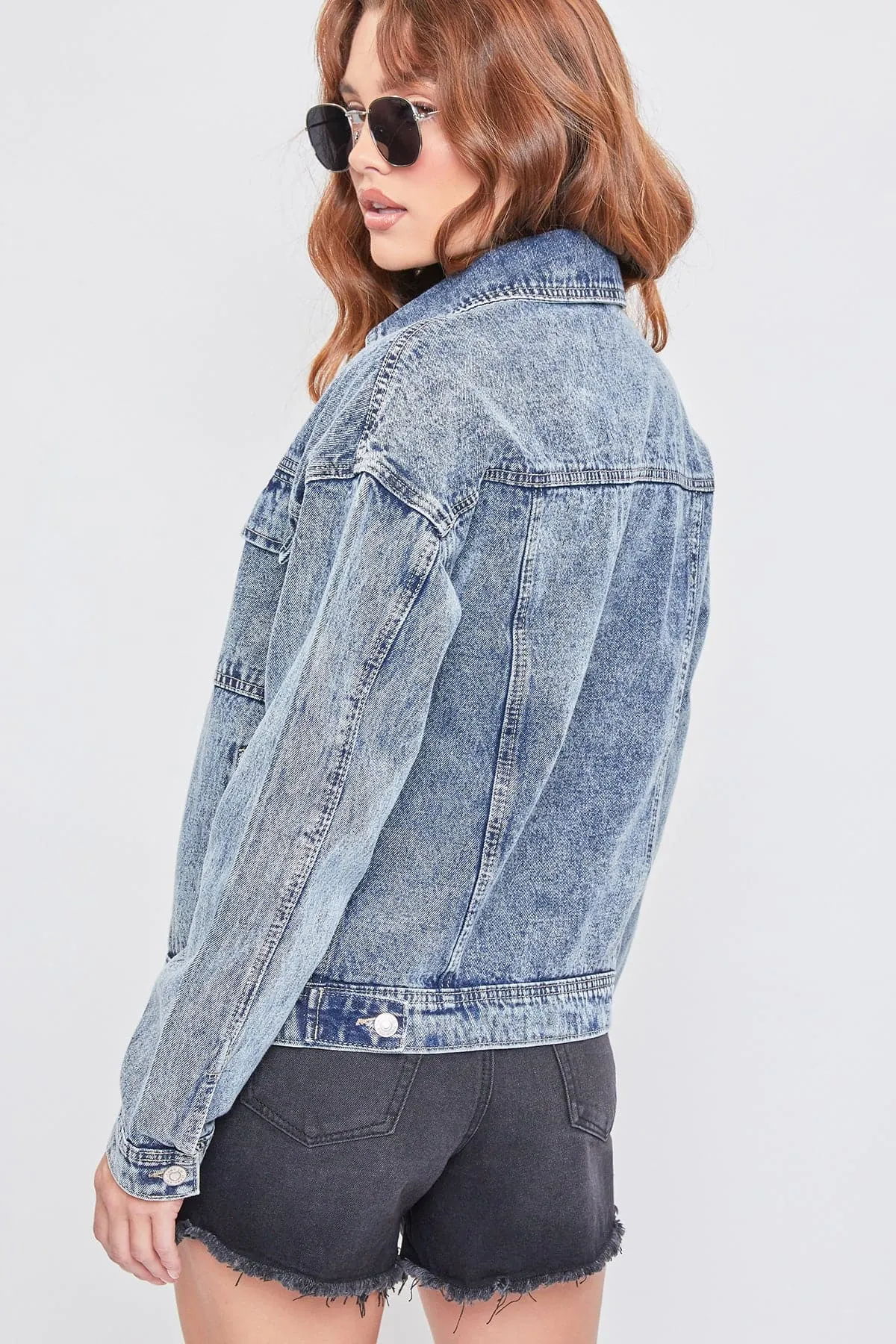 Women's Oversized Utility Denim Jacket