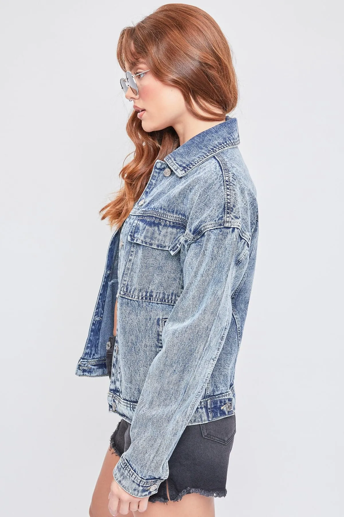 Women's Oversized Utility Denim Jacket