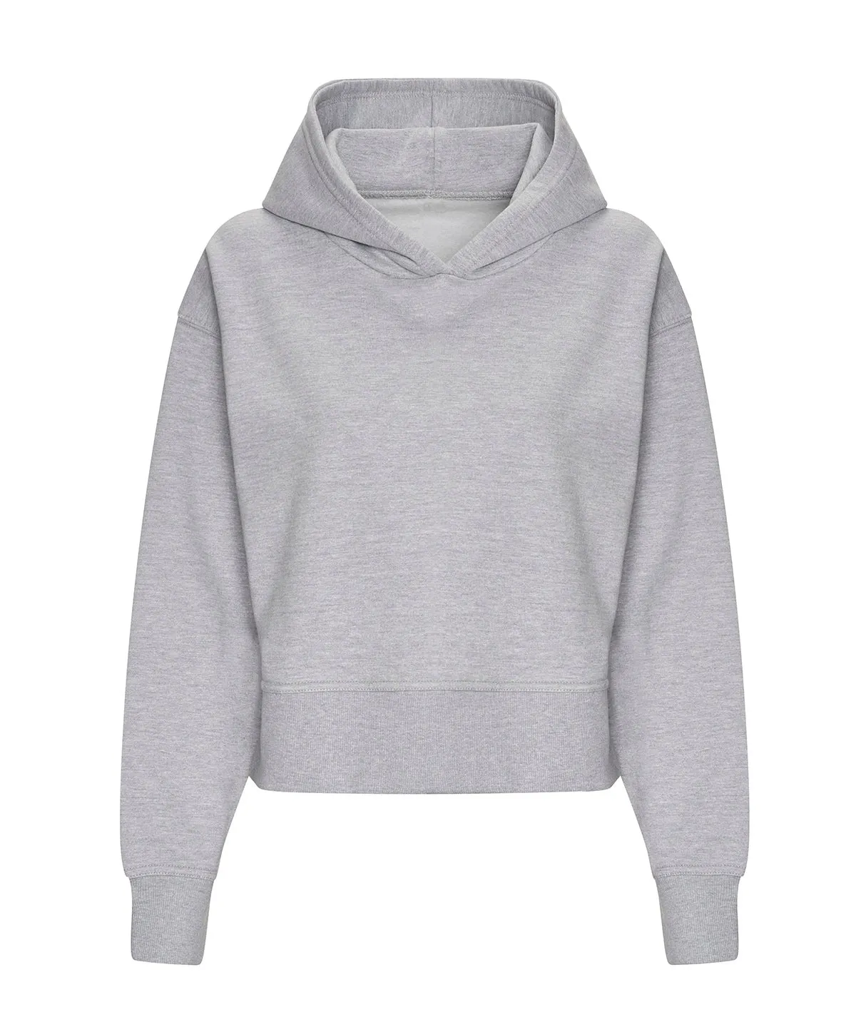 Womens relaxed hoodie | Heather Grey