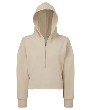 Womens TriDri® 1/2 zip hoodie | Nude