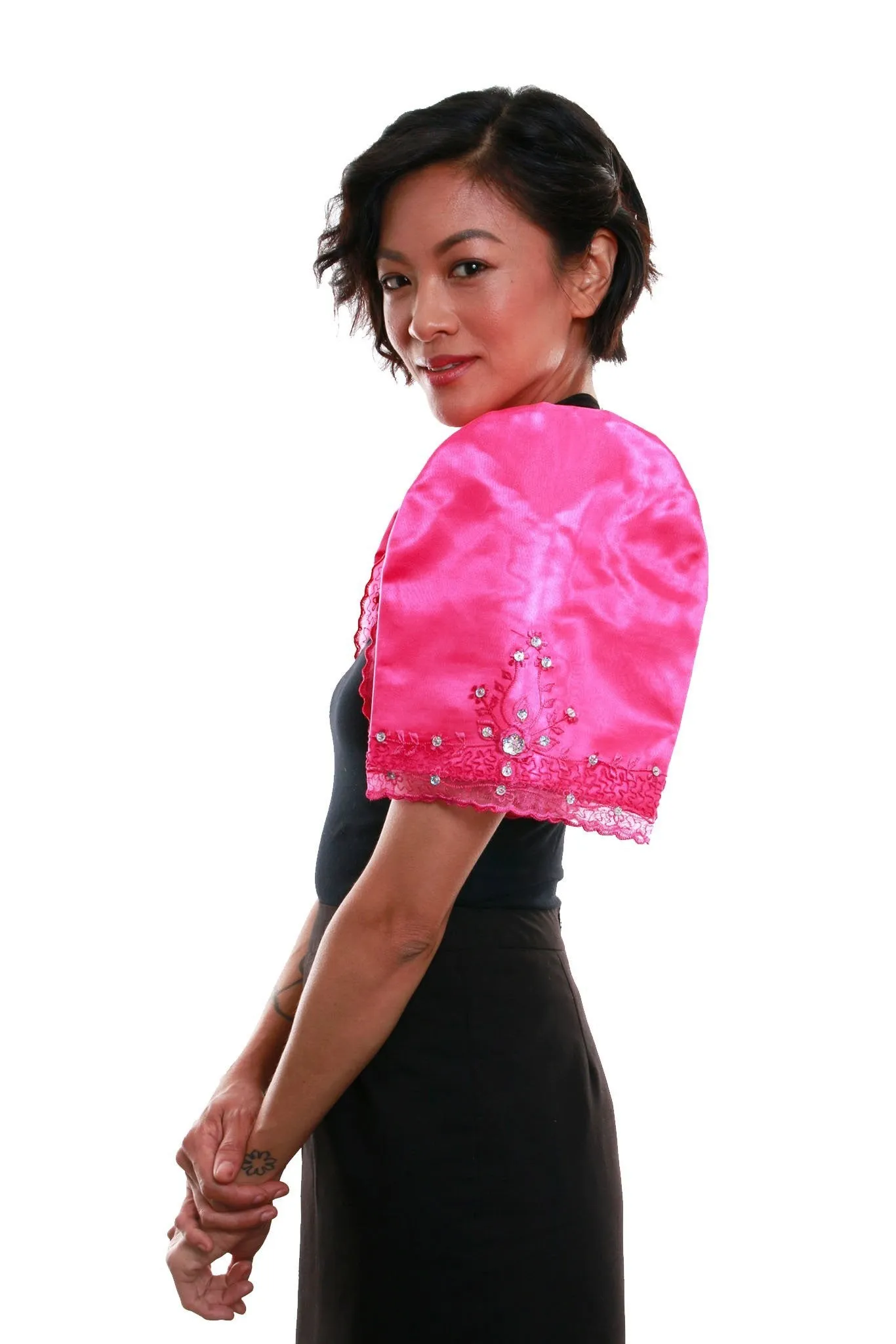 WR06 - Mestiza Bolero Fuchsia - Filipiniana