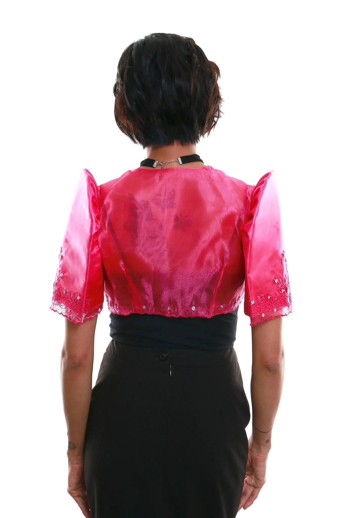 WR06 - Mestiza Bolero Fuchsia - Filipiniana