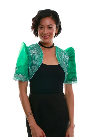 WR07 - Mestiza Bolero Green - Filipiniana