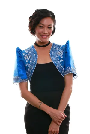 WR08 - Mestiza Bolero Blue - Filipiniana