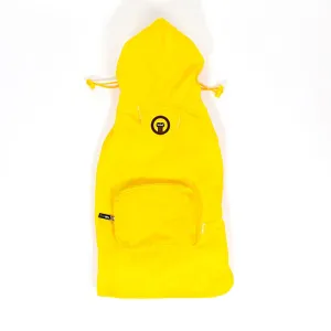 Yellow Pocket Fold Up Raincoat